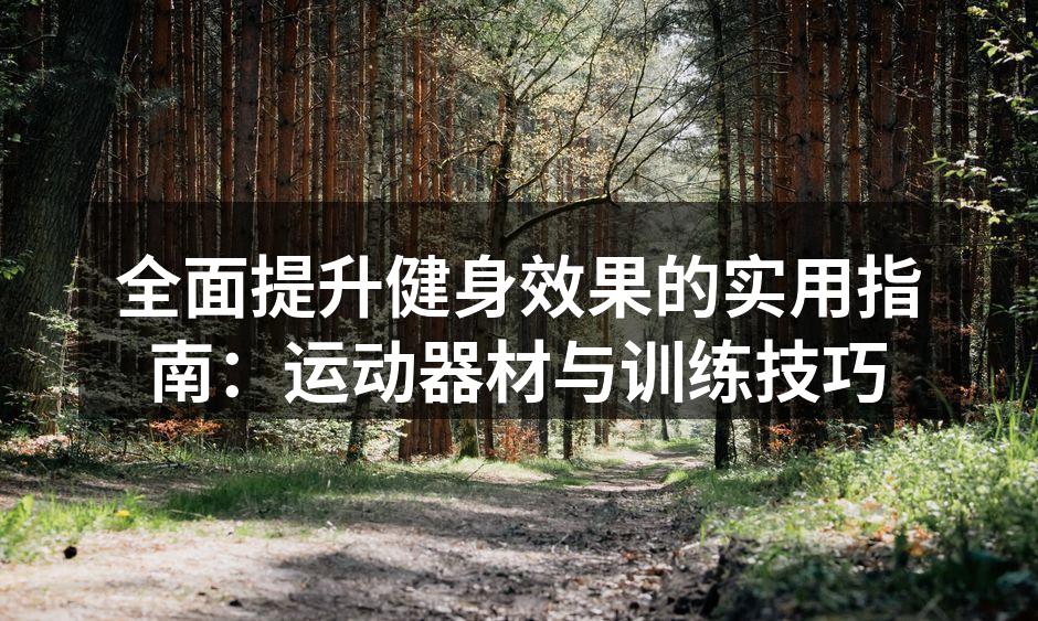 全面提升健身效果的实用指南：运动器材与训练技巧